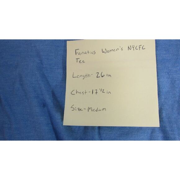 New York City FC Concepts Sport Women's V-Neck T-Shirt - Light Blue - Picture 7 of 7